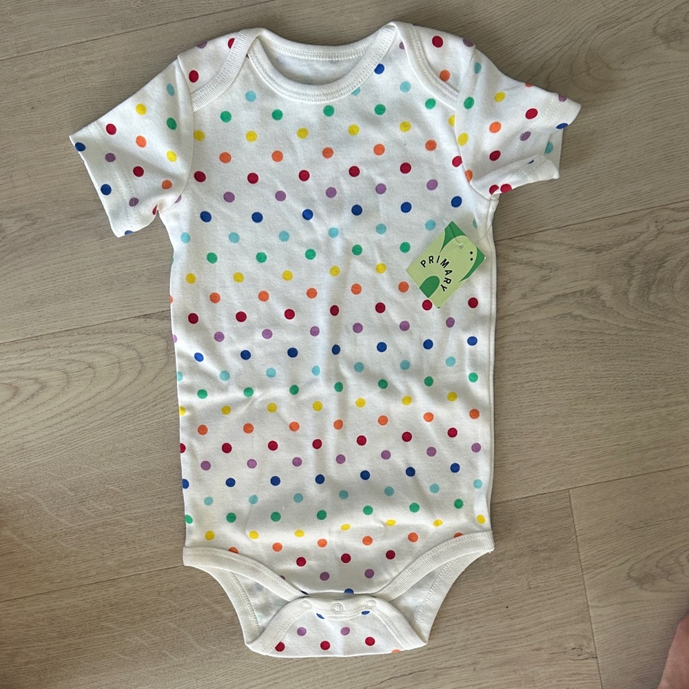 Primark Multicolor Polka Dot Baby Bodysuit